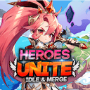 HEROES UNITE IDLE &amp; MERGE MOD APK icon